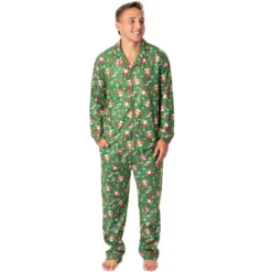 Elf The Movie Mens' Film OMG! Santa! I Know Him! Sleep Pajama Set Green 5 Elf The Movie Mens' Film OMG! Santa! I Know Him! Sleep Pajama Set Green -Sleepwear Sales Store GUEST fba3c5eb a428 4cc9 9aa9 dff2b6f49d1f