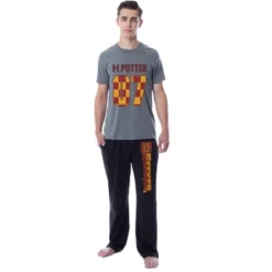 Harry Potter Mens' Gryffindor Seeker Quidditch 07 Sleep Pajama Set Multicolored -Sleepwear Sales Store GUEST fe281ec1 46e6 4cc8 a9c8 8be4f6ff5f88