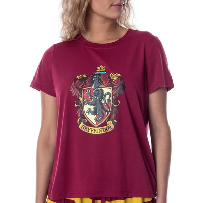 Harry Potter Women's Hogwarts Castle Shirt And Shorts Pajama Set - All 4 Houses 2 Harry Potter Women's Hogwarts Castle Shirt And Shorts Pajama Set - All 4 Houses - Image 2