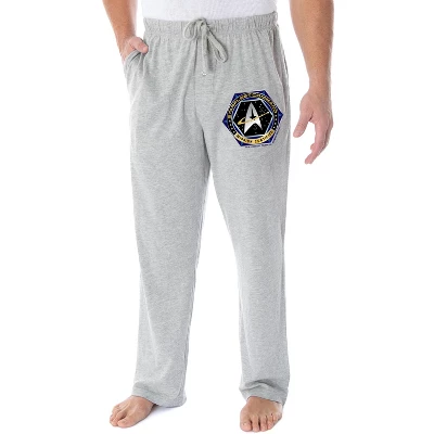 Star Trek Men's Starfleet Command Mission Certified Lounge Pajama Pants Heather Grey 3 Star Trek Men's Starfleet Command Mission Certified Lounge Pajama Pants Heather Grey - Image 3