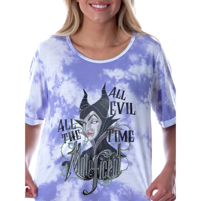 Disney Princess Womens Villains Sleeping Beauty Maleficent Nightgown Sleep Shirt Purple 3 Disney Princess Womens Villains Sleeping Beauty Maleficent Nightgown Sleep Shirt Purple - Image 3
