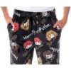 Harry Potter Juniors' Allover Chibi Characters Minky Plush Pajama Pants