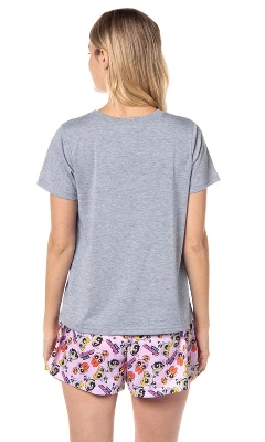 The Powerpuff Girls Womens' TV Series Show Characters Sleep Pajama Set Shorts Multicolored 4 The Powerpuff Girls Womens' TV Series Show Characters Sleep Pajama Set Shorts Multicolored - Image 4