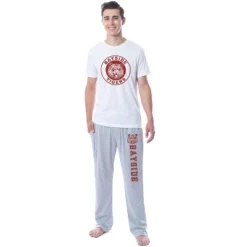 Saved By The Bell Mens' Bayside Tigers Logo Icon Symbol Sleep Pajama Set Multicolored -Sleepwear Sales Store GUEST ffe9245d 4489 4a26 b37e 2f16b77a0124